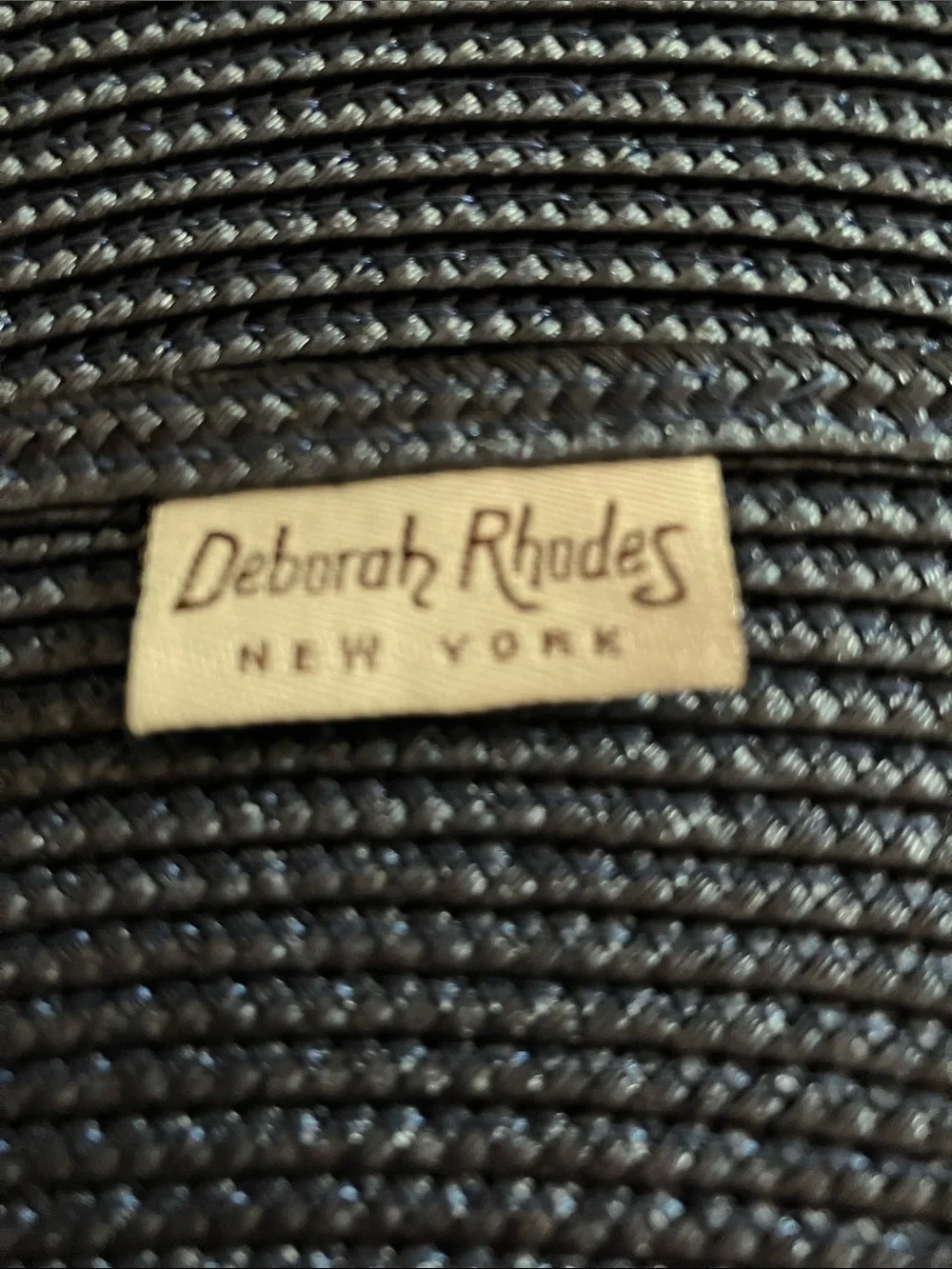 Braided Round Placemats — Navy Blue
